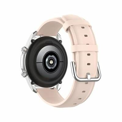 Garmin Venu / Sq / Sq2 / 2 plus - Classic leren bandje - Roze Garmin Venu / Sq / Sq2 / 2 plus - Classic leren bandje - Roze