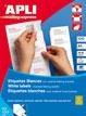 Apli witte etiketten ft 52,5 x 21,2 mm (b x h), 5.600 stuks, 56 per blad (1284) - thumbnail