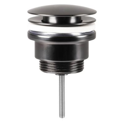 Differnz Differnz pop up afvoerplug design voor fontein - gun metal Differnz Differnz pop up afvoerplug design voor fontein - gun metal