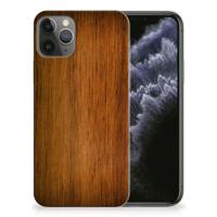 Apple iPhone 11 Pro | Bumper Hoesje | Donker Hout - thumbnail