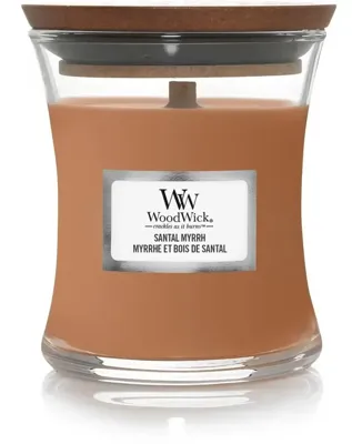WoodWick santal myrrh mini candle
