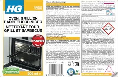 HG Oven Grill En Barbecue reiniger 500ML bij Jumbo