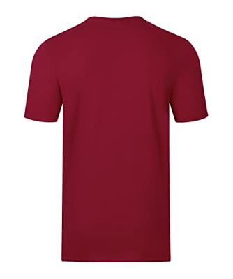 JAKO 6160 T-Shirt Promo - Wijnrood/Fluo Oranje - XL