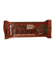 Bombus Raw energy bar cocoa & cocoa beans 50 Gram - thumbnail