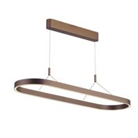 Lucide LIANE - Hanglamp - LED Dimb. - CCT - 2x40W 2700K/4000K - Roest bruin | Vibes - thumbnail