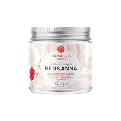 Ben & Anna Toothpaste strawberry with fluoride 100 Milliliter