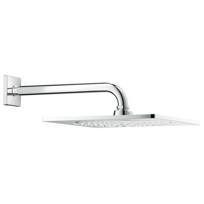GROHE Rainshower F-series 10 Hoofddouche - 25.4x25.4cm - 1 straalsoort - wandarm 28.6cm - chroom 26070000 GROHE Rainshower F-series 10 Hoofddouche - 25.4x25.4cm - 1 straalsoort - wandarm 28.6cm - chroom 26070000