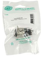 Neutrik NAHDMI-W HDMI-connector Flensbus, contacten recht Aantal polen: 19 Zilver 1 stuk(s) - thumbnail