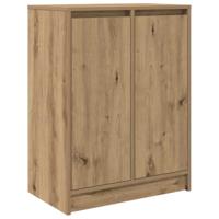 Dressoir ambachtelijk spaanplaat hout ambachtelijk 57x34x76 cm - thumbnail