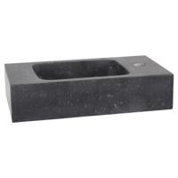 Differnz Bombai fonteinbak 40x22x9cm natuursteen zwart 38.005.30 - thumbnail
