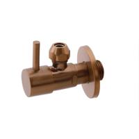 Xellanz Minimal Hoekstopkraan - 1/2x3/8 - of Knel - 10mm - Geborsteld Brons Koper PVD - thumbnail