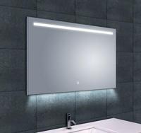 Ambi one spiegel rechthoek met LED, dimbaar en spiegelverwarming 100 x 60 cm - thumbnail