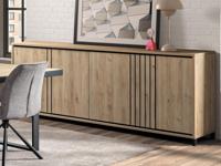 Dressoir TRAVIRIS 4 deuren 240 cm castella - thumbnail