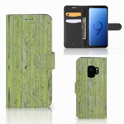 Samsung Galaxy S9 | Book Style Case | Green Wood