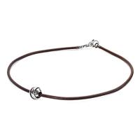 Trollbeads TLENE-00002 Ketting leder bruin (zonder slotje) 50 cm - thumbnail
