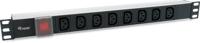 Equip 333310 energiedistributie 1U Zwart 8 AC-uitgang(en) - thumbnail