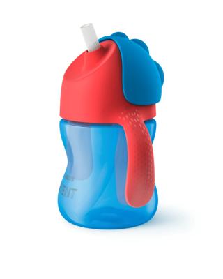 Philips Avent Drinkbeker Rietje Boy Blauw 200ml SCF796/01