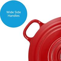BK Bourgogne braadpan chili red 28 cm - thumbnail