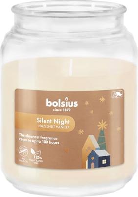 Geurglas met deksel silent night hazelnut vanilla 1 Stuks Geurglas met deksel silent night hazelnut vanilla 1 Stuks