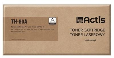 Actis Toner cartridge TH-80A (vervanging HP 80A CF280A; Standaard; 2700 pagina's; zwart)