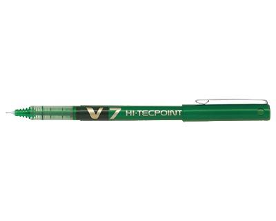 Boligrafo de tinta líquida Pilot V-7 Hi-Tecpoint Groen 0,5 mm (12 Stuks)