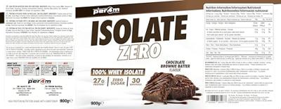 PER4M Isolate Zero Chocolate Brownie Batter (900 g)