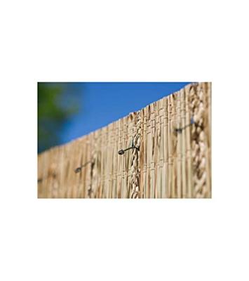NATUUR Lot van 200 gespbanden in natuurlijk groen geplastificeerd gegalvaniseerd staal - (L16 cm x Ø1,4 mm)