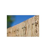 NATUUR Lot van 200 gespbanden in natuurlijk groen geplastificeerd gegalvaniseerd staal - (L16 cm x Ø1,4 mm) - thumbnail