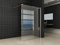 Douchewand Wiesbaden 140x200cm 8mm NANO coating - thumbnail