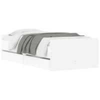 Bedframe met lades wit 90x200 cm - thumbnail