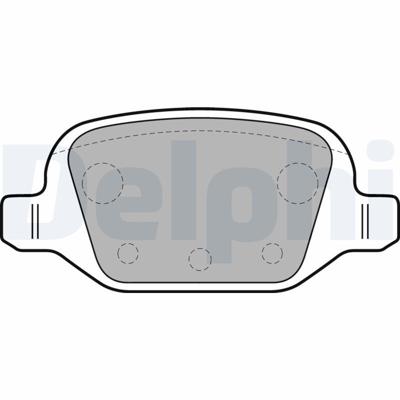 Remblokkenset, schijfrem LP1678