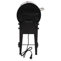 VidaXL Pelletbarbecue 94 cm ijzer zwart - thumbnail