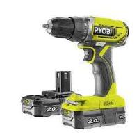 Ryobi -oefening 18 Volts One+ en 2 2.0Ah -batterijen - R18DD2-220S - thumbnail