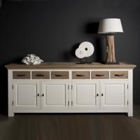 Tower Living Dressoir 'Parma' 220 cm, kleur wit - thumbnail