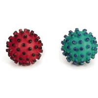 Vinyl hondenspeeltje stekelbal 10 cm - thumbnail