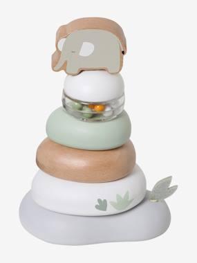 Stapelbare pyramide HANOÏ van FSC®-hout meerkleurig