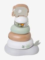 Stapelbare pyramide HANOÏ van FSC®-hout meerkleurig - thumbnail