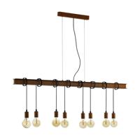 Eglo Eetkamer hanglampTownshend 4 roestbruin - 43524 - thumbnail