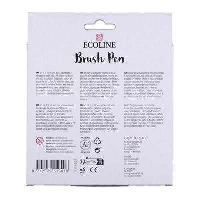 Talens ecoline brush pen, 10st.