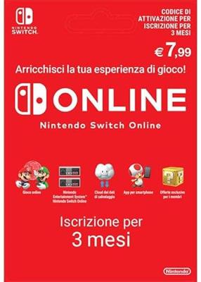 Nintendo Switch Online Lidmaatschap 3 maanden Nintendo Switch Online Lidmaatschap 3 maanden
