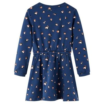 Kinderjurk met lange mouwen 140 marineblauw Kinderjurk met lange mouwen 140 marineblauw