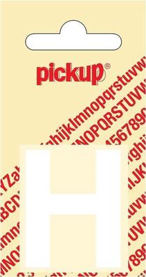 Plakletter Helvetica 40 mm Sticker witte letter h Pickup - Pickup Plakletter Helvetica 40 mm Sticker witte letter h Pickup - Pickup