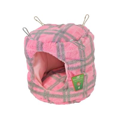 Pluche knaagdierhuis ronde ton diameter 18 cm inclusief kussen Gebr. de Boon - Gebr de boon