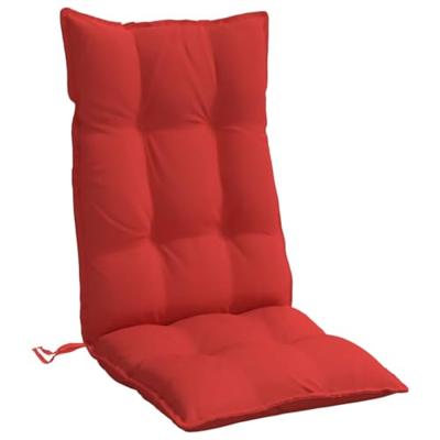 VidaXL Stoelkussens 2 st hoge rug oxford stof rood VidaXL Stoelkussens 2 st hoge rug oxford stof rood
