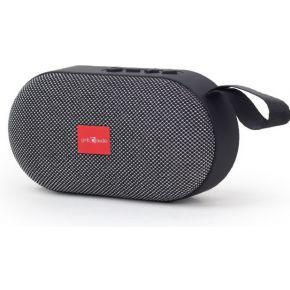 Gembird SPK-BT-11-GR draagbare luidspreker 3 W 2.1 draagbaar luidsprekersysteem Zwart