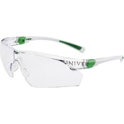 Univet 506UP 506U-04-04 Veiligheidsbril Met anti-condens coating, Incl. UV-bescherming Zwart, Groen EN 166 DIN 166
