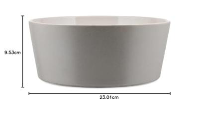 ALESSI - Tonale - Ronde schaal 23cm 3,00l lichtgrijs - thumbnail