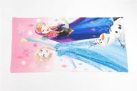 Frozen handdoek polyester Roze 70x140cm - thumbnail