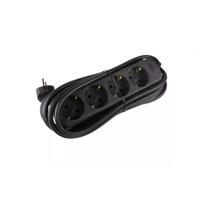 VB Stekkerdoos TCD 4V +RA 3.0 meter 3x1.5mm² zwart - thumbnail