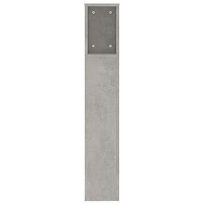 Hoofdbordkast 200x18,5x104,5 cm betongrijs